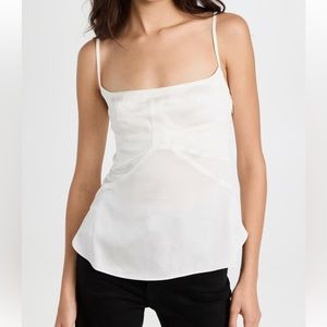 A.L.C. NWOT Satin Cream Tank